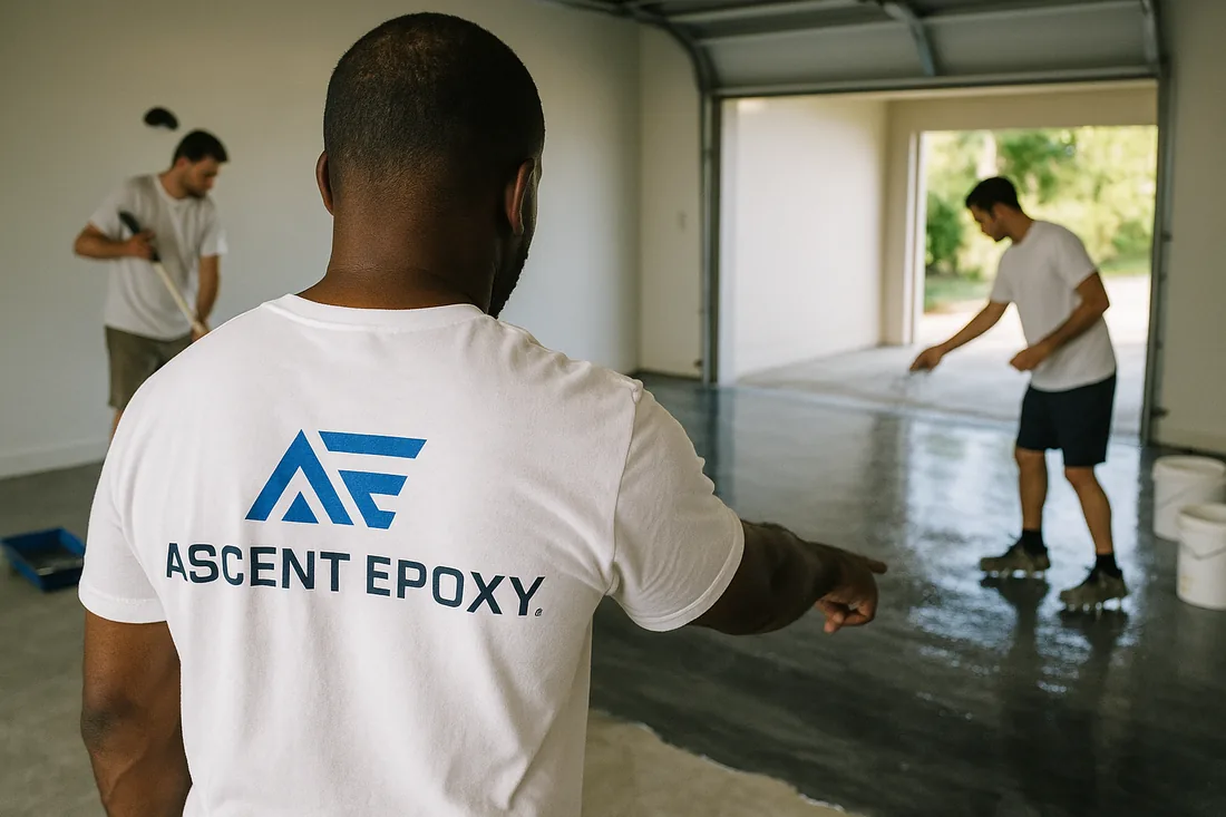 Ascent Epoxy Palm Beach installation crew